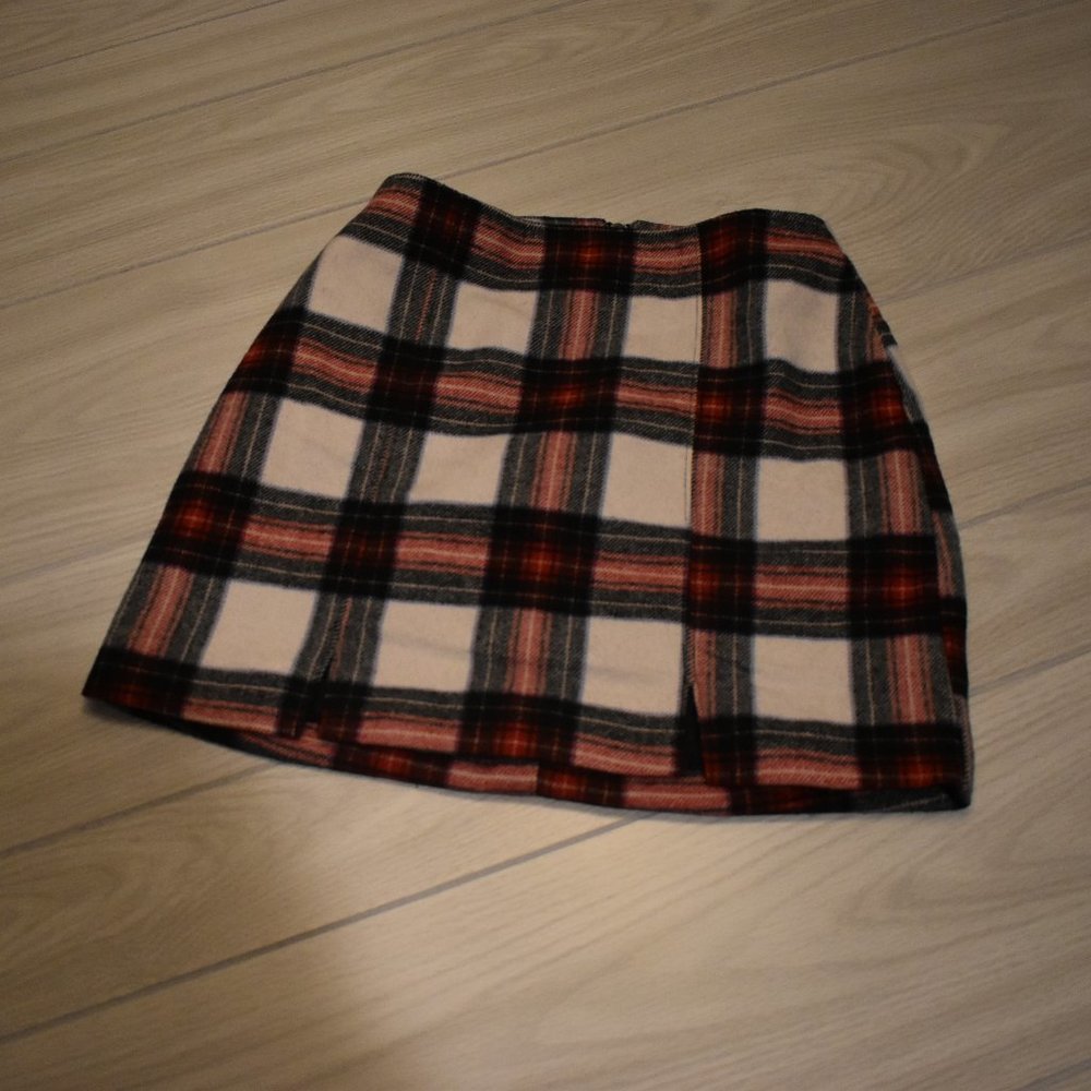 Plaid Hollister Sz S Ultra High Rise Skirt